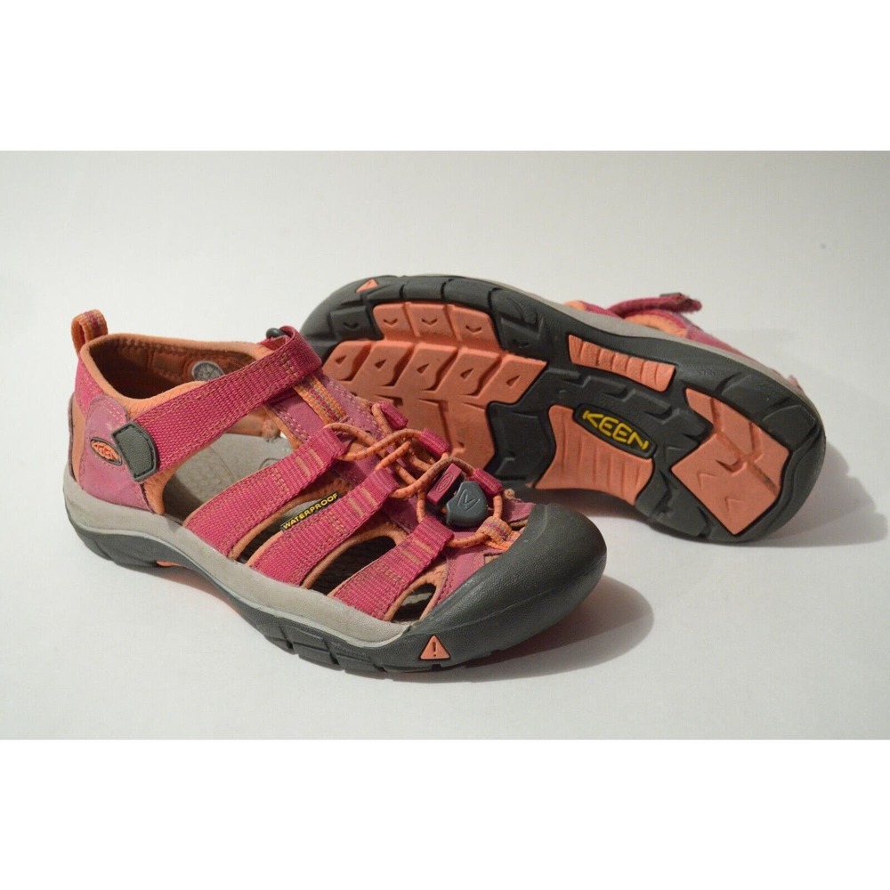 KEEN Girls 2 Pink Outdoor Close Toe 1014267 Waterproof‎ Hiking Sandals